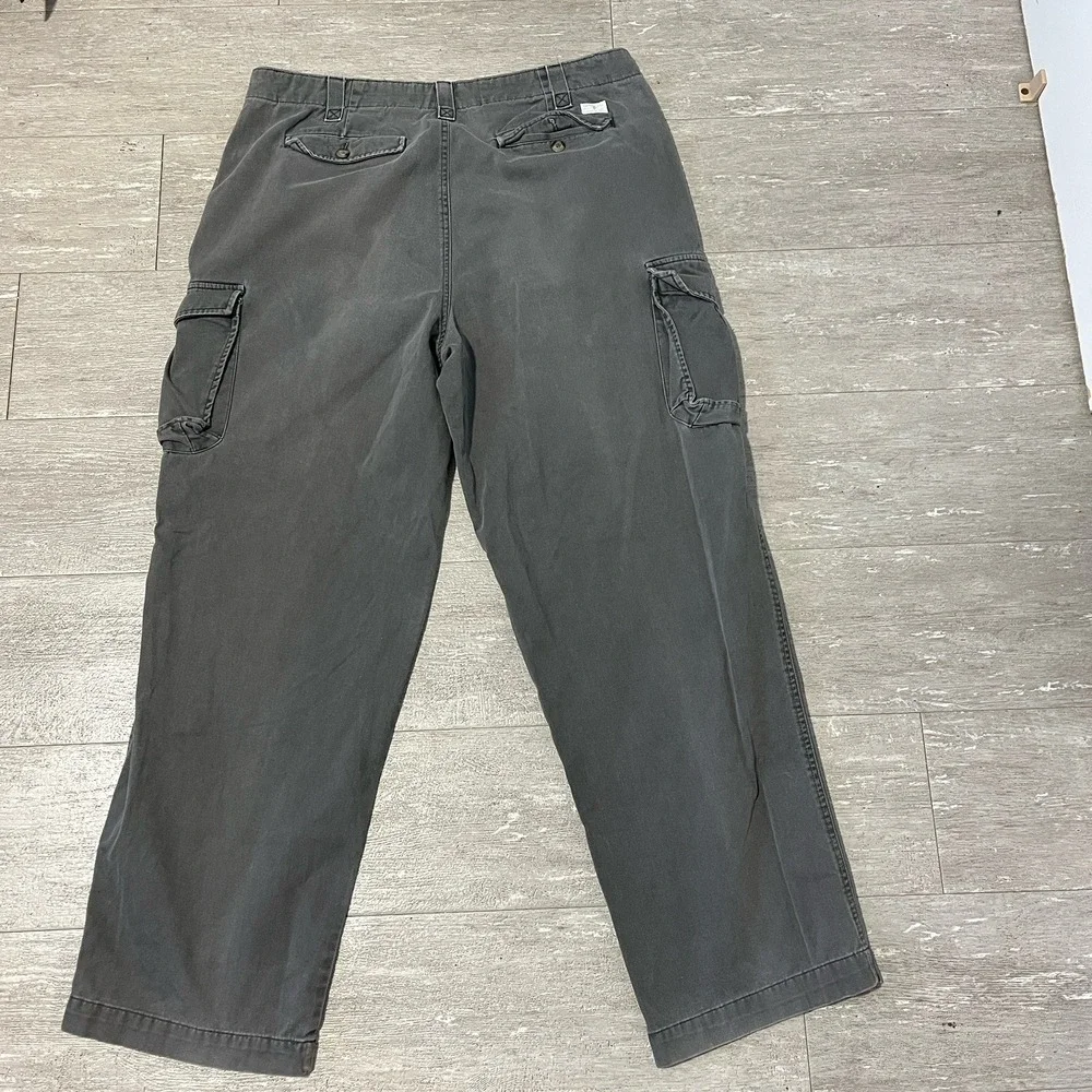 Timberland Cargo Work Wear Pants Men's Size 36x30 Grey Cargo Stratham Twill